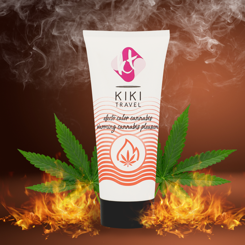 KIKÍ TRAVEL - LUBRIFICANTE EFFETTO CALDO ALLA CANNABIS 50 ML