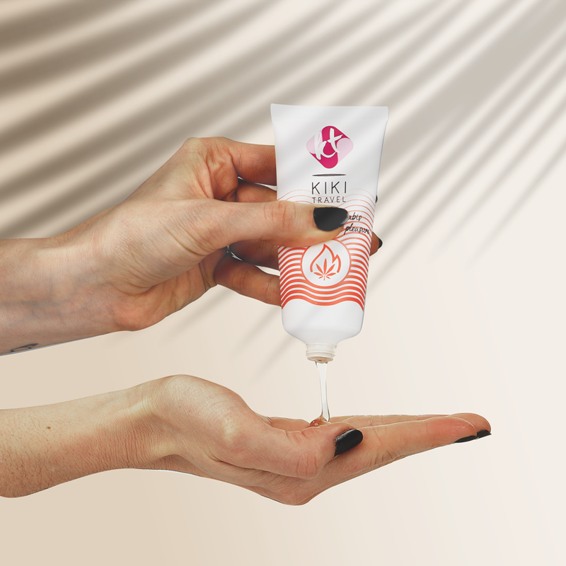 KIKÍ TRAVEL - LUBRIFICANTE EFFETTO CALDO ALLA CANNABIS 50 ML