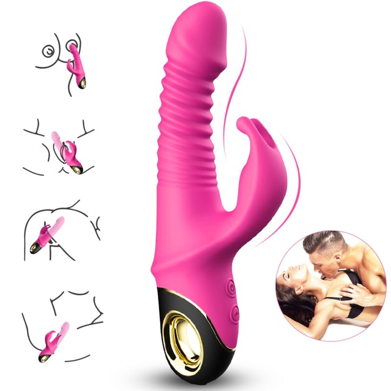 ARMONY - ZING DILDO VIBRATORE CONIGLIO FUCSIA