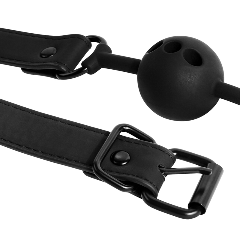 BONDAGE SOTTOMESSA FETISH - BALL GAG IN SILICONE TRASPIRANTE