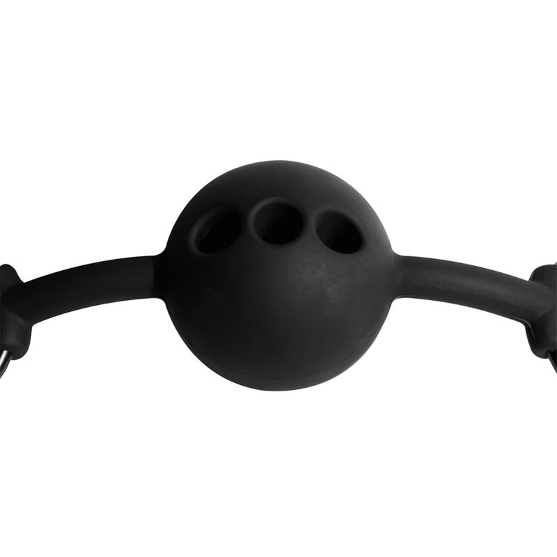 BONDAGE SOTTOMESSA FETISH - BALL GAG IN SILICONE TRASPIRANTE