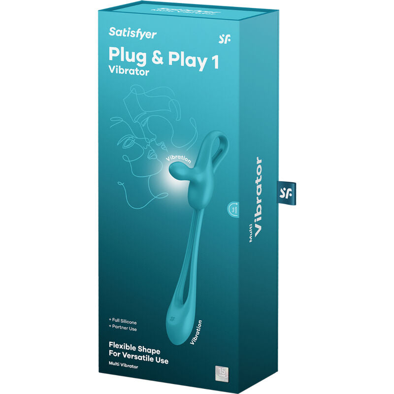SATISFYER - MULTIVIBRATORE FLESSIBILE PLUG & PLAY 1