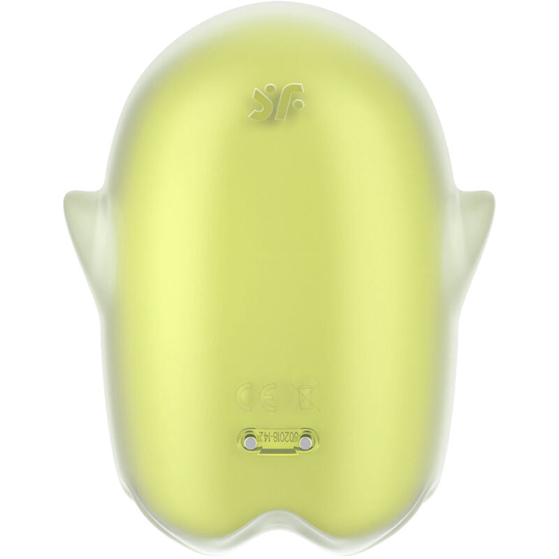 SATISFYER - GLOWING GHOST AIR PULSE &amp; VIBRATORE BIANCO