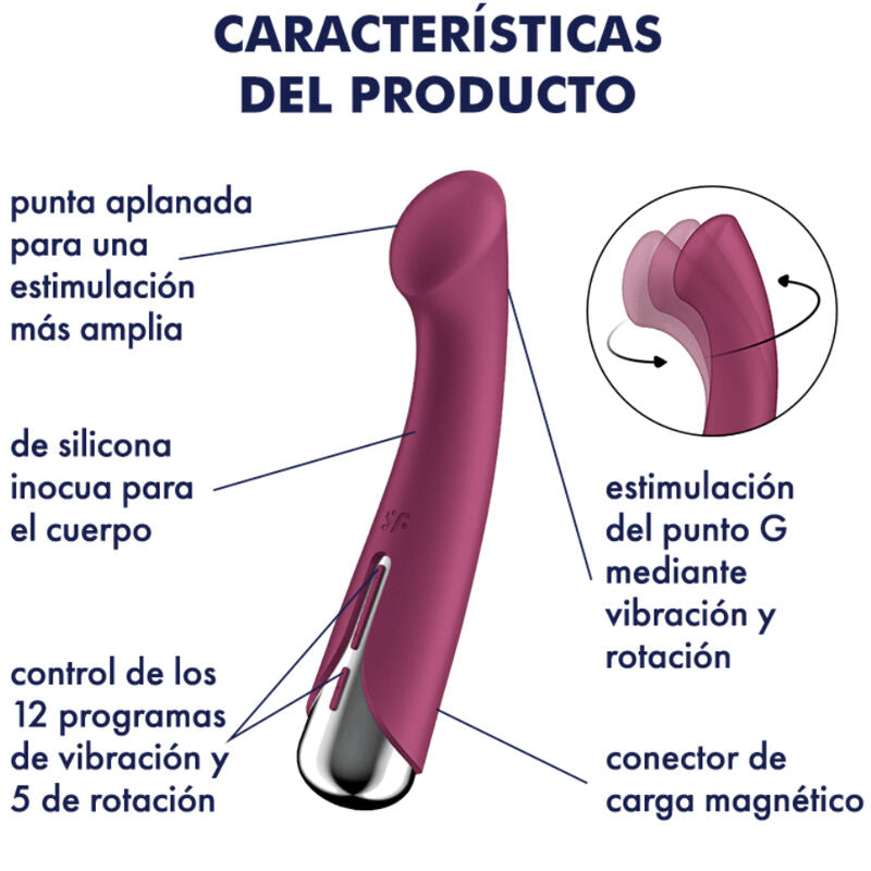 SATISFYER - VIBRATORE ROTANTE G-SPORT 1 BLU