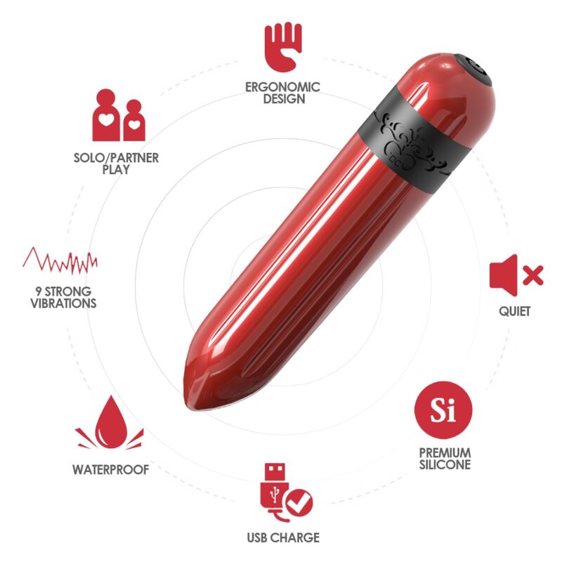 ARMONY - VIBRATORE ROCKET BULLET TELECOMANDO FUCSIA
