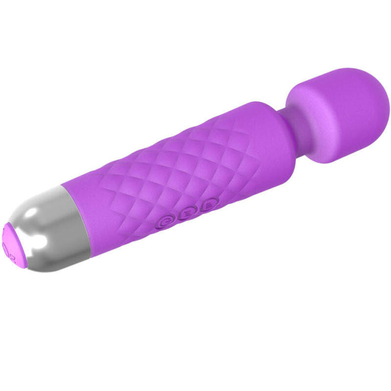 Mini massaggiatore e vibratore viola 20 cm — 8 velocità, 18 modalità — Armony