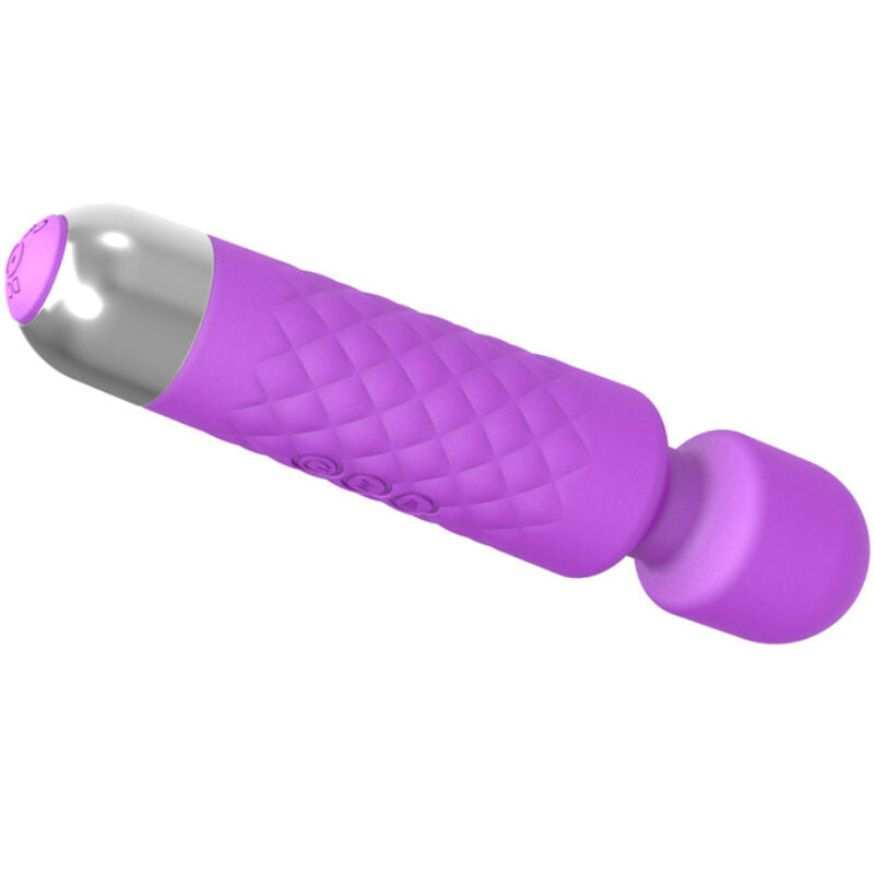 Mini massaggiatore e vibratore viola 20 cm — 8 velocità, 18 modalità — Armony