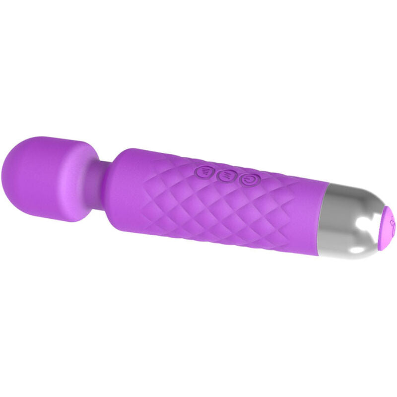 Mini massaggiatore e vibratore viola 20 cm — 8 velocità, 18 modalità — Armony