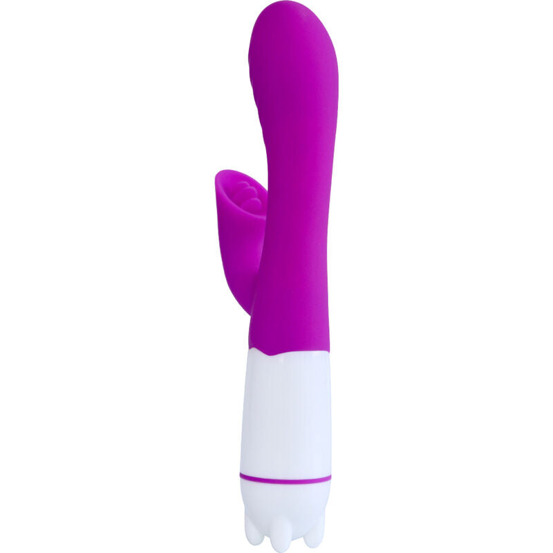ARMONY - VIBRATORE E STIMOLATORE FELICE CON LINGUA RICARICABILE VIOLA