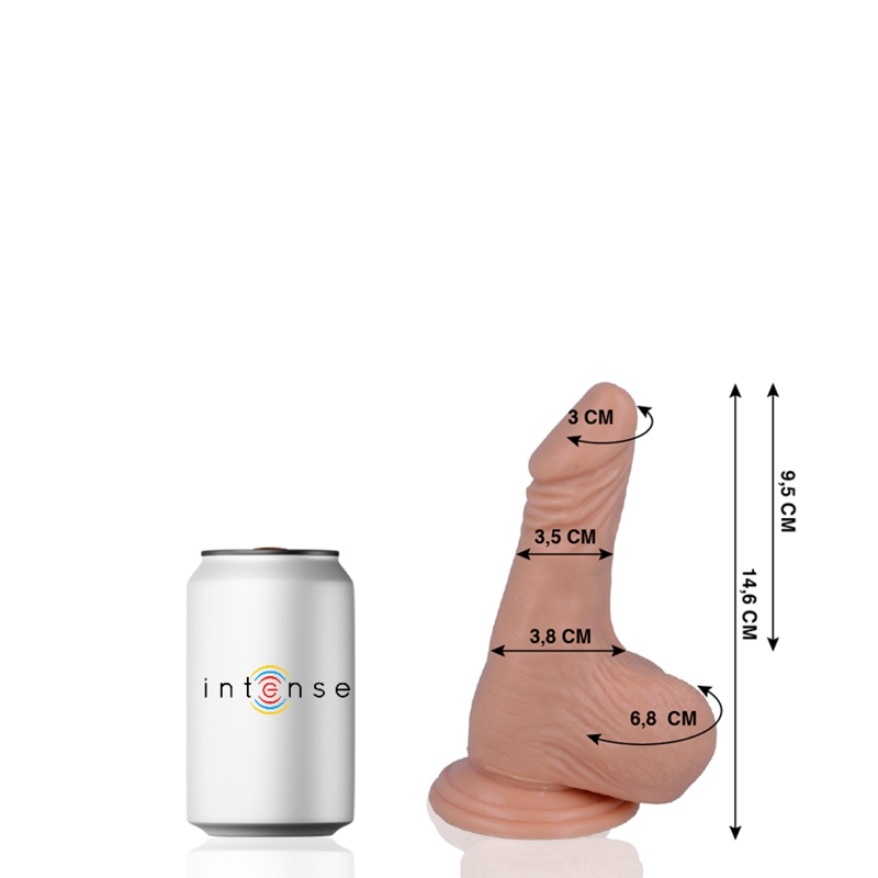 Dildo realistico 14,6 cm x 3,5 cm – Ventosa