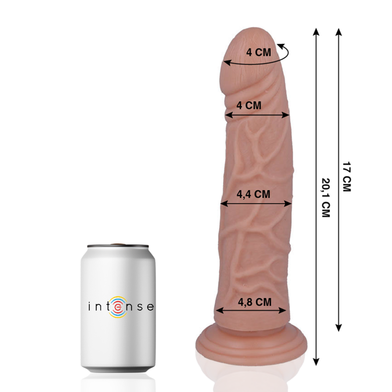 Dildo realistico 20,1 cm x 4,4 cm con ventosa – MR INTENSE