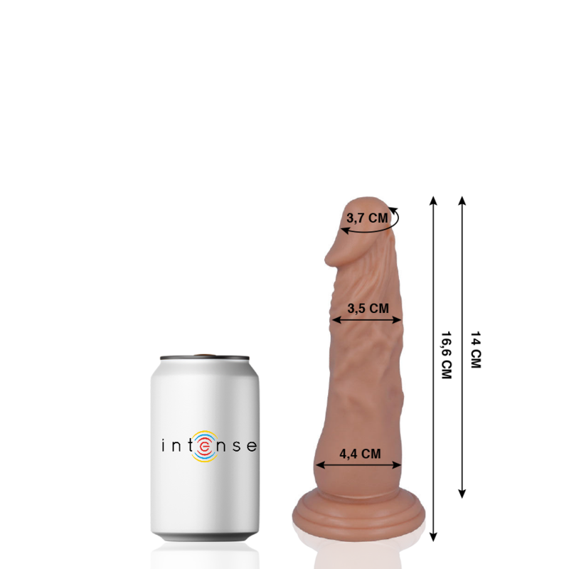 Dildo realistico 16,6 cm x 4,4 cm – Ventosa