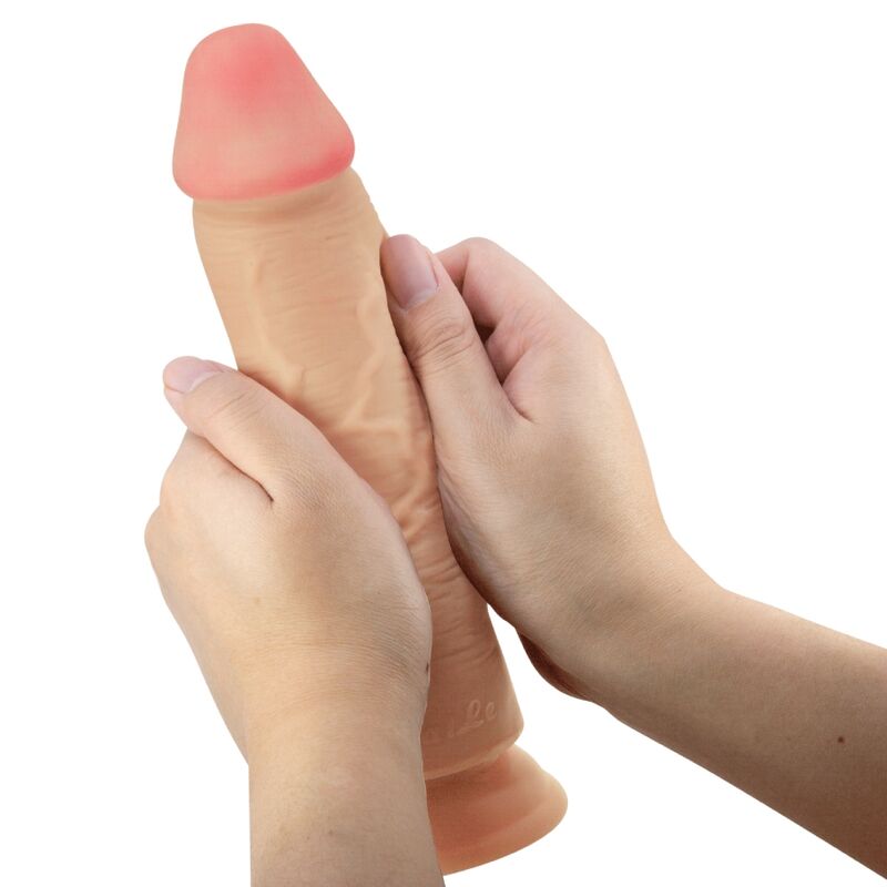 PRETTY LOVE - SERIE SLIDING SKIN DILDO REALISTICO CON VENTOSA SLIDING SKIN FLESH 23,4 CM