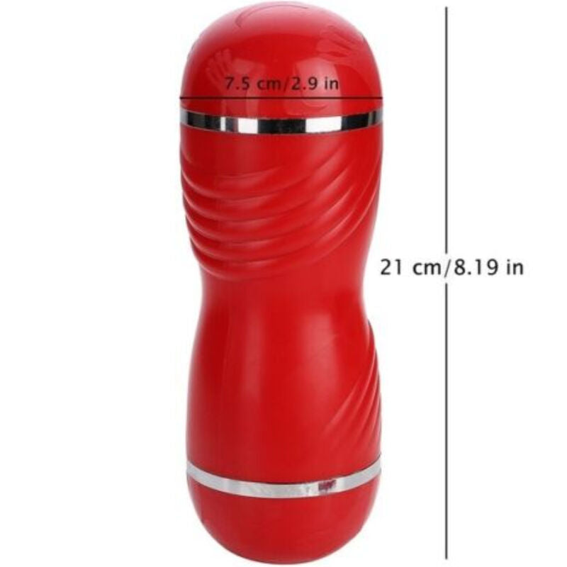 ARMONY - MASTURBATORE ROSSO DOPPIO VAGINA E BOCCA