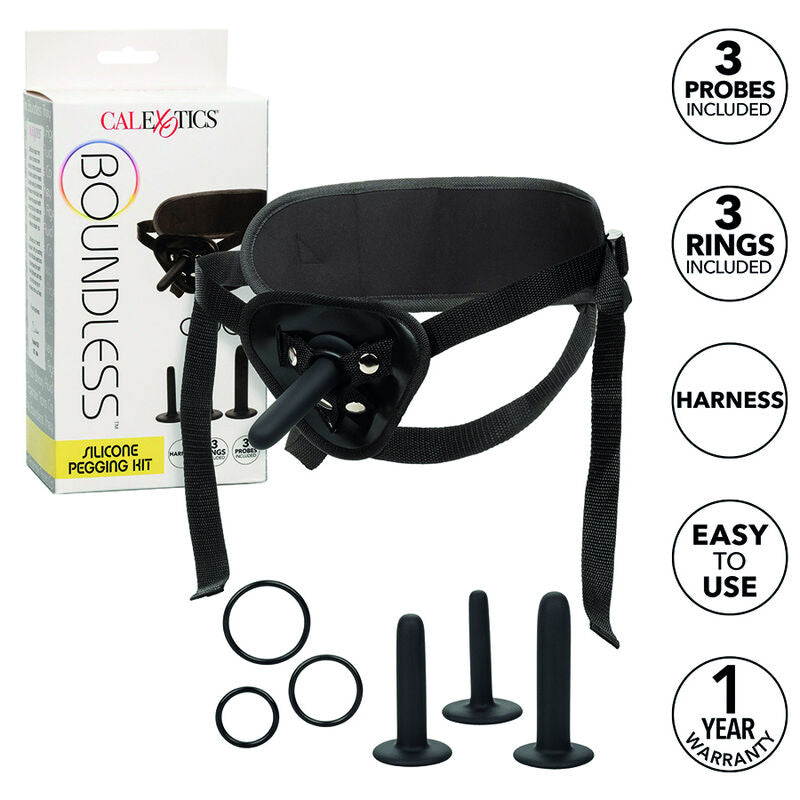 CALEXOTICS - KIT DI PEGGING IN SILICONE BOUNDLESS