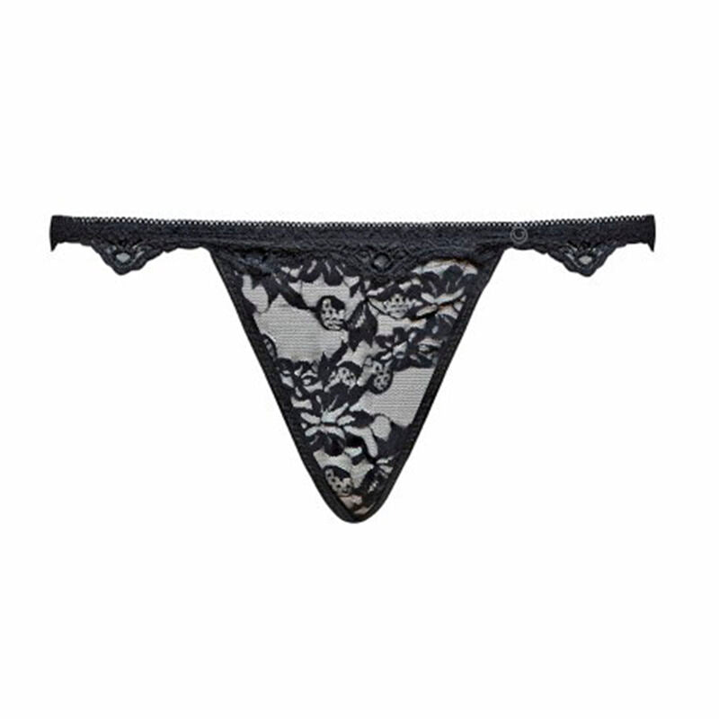 LIVCO CORSETTI FASHION - BELITA LC 90231 REGGISENO + SLIP + GIARRETTIERA NERO S/M