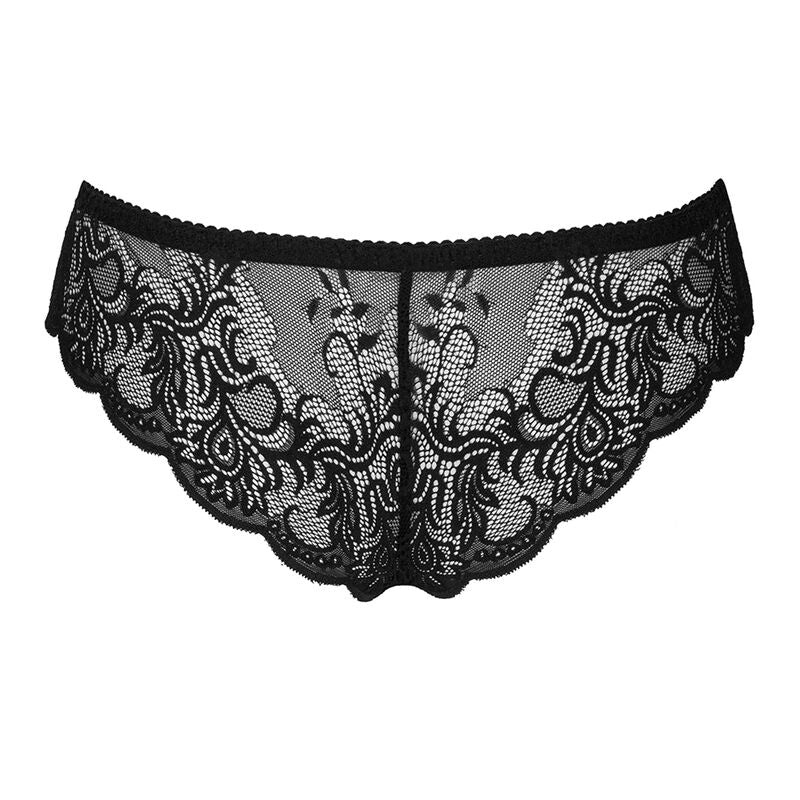 LIVCO CORSETTI FASHION - LOVE STORY LC 90679 SLIP NERO SENZA CAVALLO