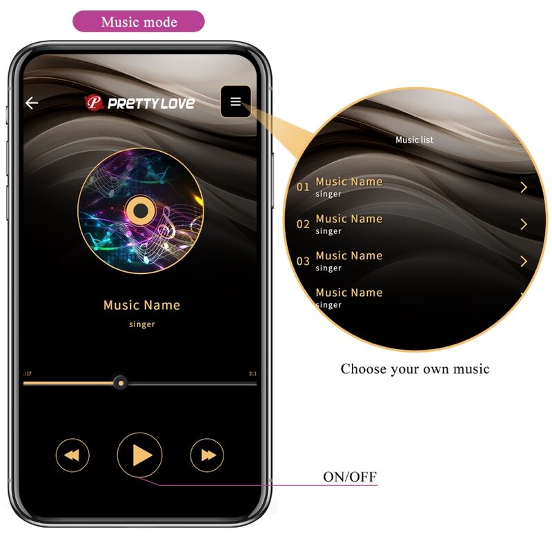 PRETTY LOVE - VIBRATORE GLOBALE DOPPIO PIACERE A REMOTE DI AGOSTO