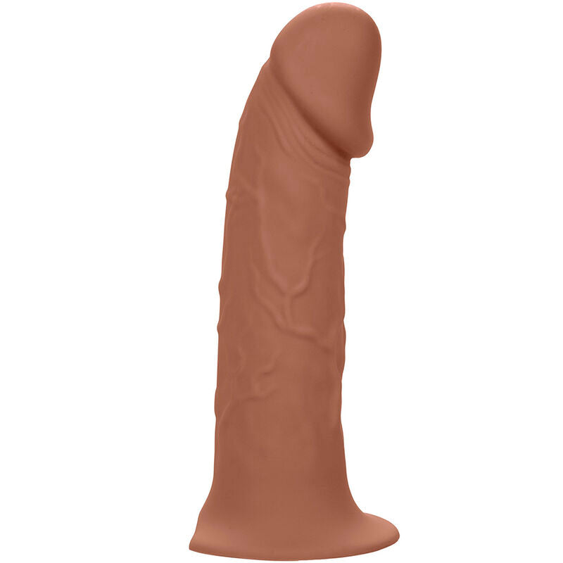 CALEXOTICS - PERFORMANCE MAXX ESTENSIONE REALISTICA CON IMBRACATURA PELLE MARRONE