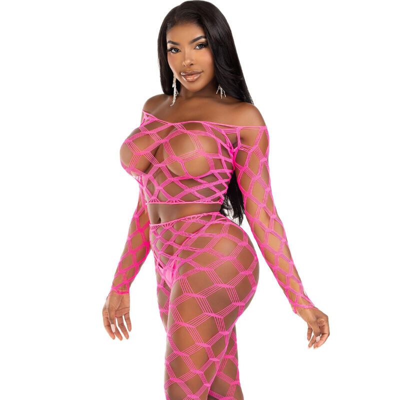 LEG AVENUE - TOP E LEGGINS HARDCORE VIOLA