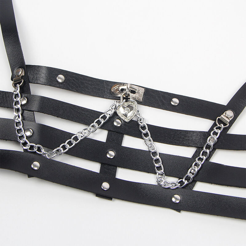 SUBBLIMA - IMBRACATURA CORSETTO CON CODA DI CATENA TAGLIA UNICA