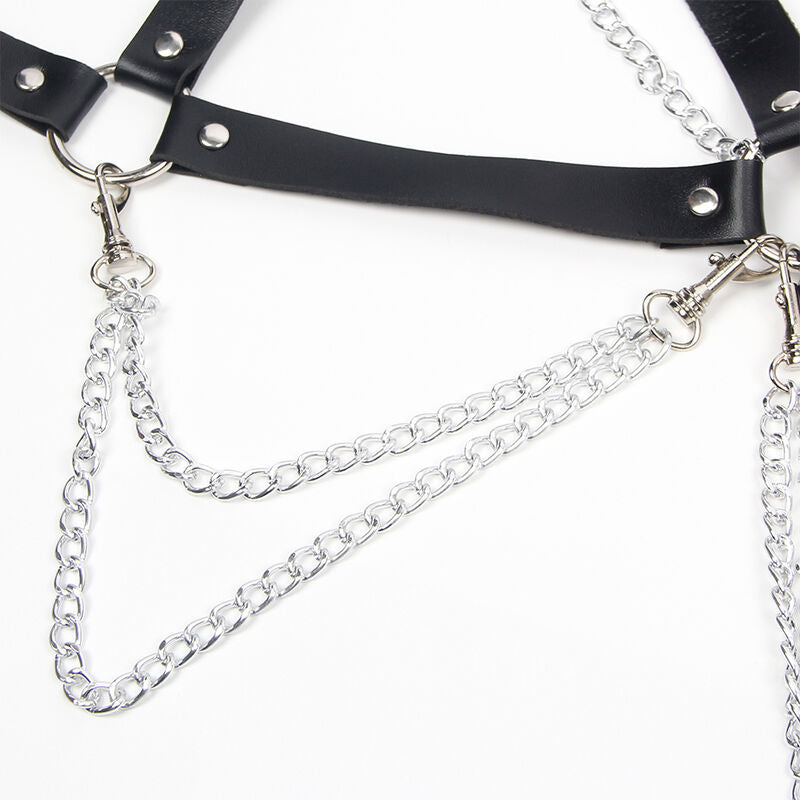 SUBBLIME - REGGISENO CON IMBRACATURA E CATENA TAGLIA UNICA