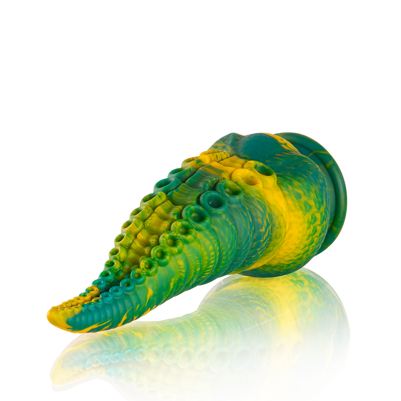 Dildo con tentacolo verde Cetus – 17 cm × 6,5 cm – EPIC