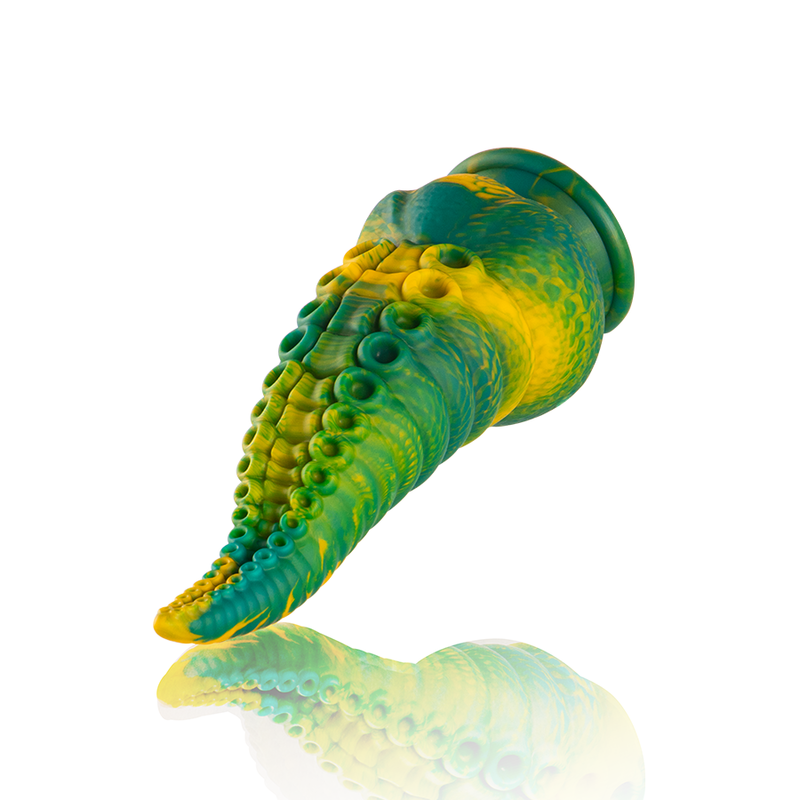 Dildo con tentacolo verde Cetus – 17 cm × 6,5 cm – EPIC