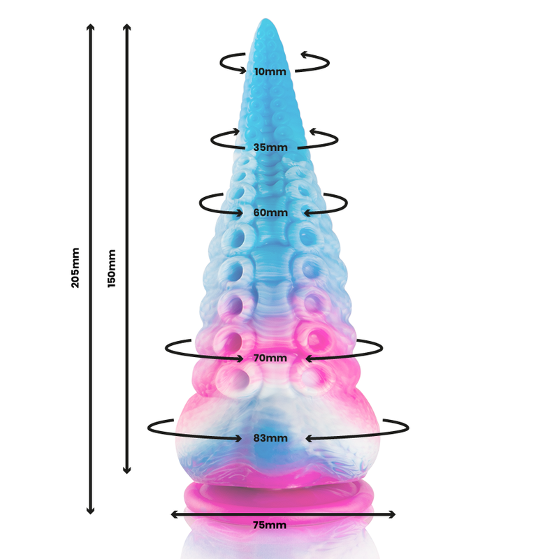 EPIC - DILDO PHORCYS BLUE TENTACLE GRANDE