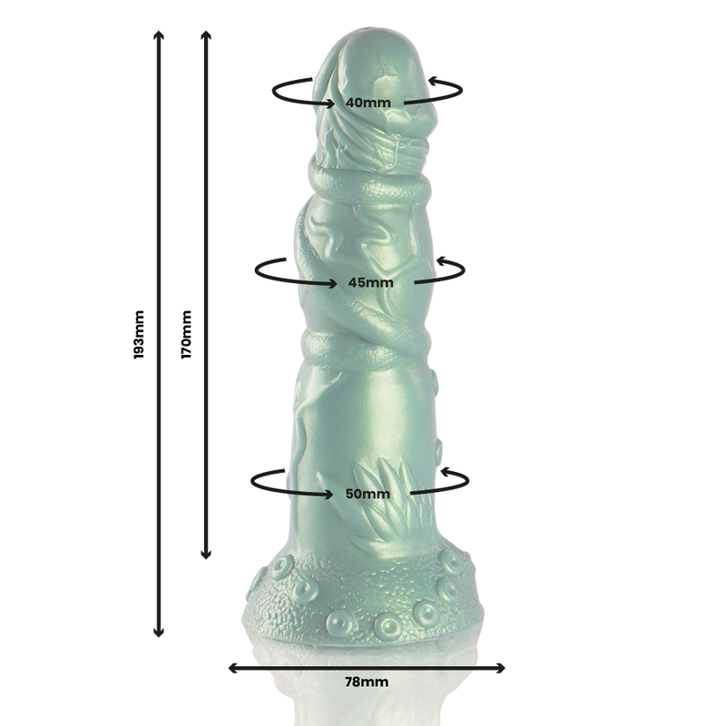 Dildo in silicone Hades – 19,3 cm × 5,0 cm – EPICO