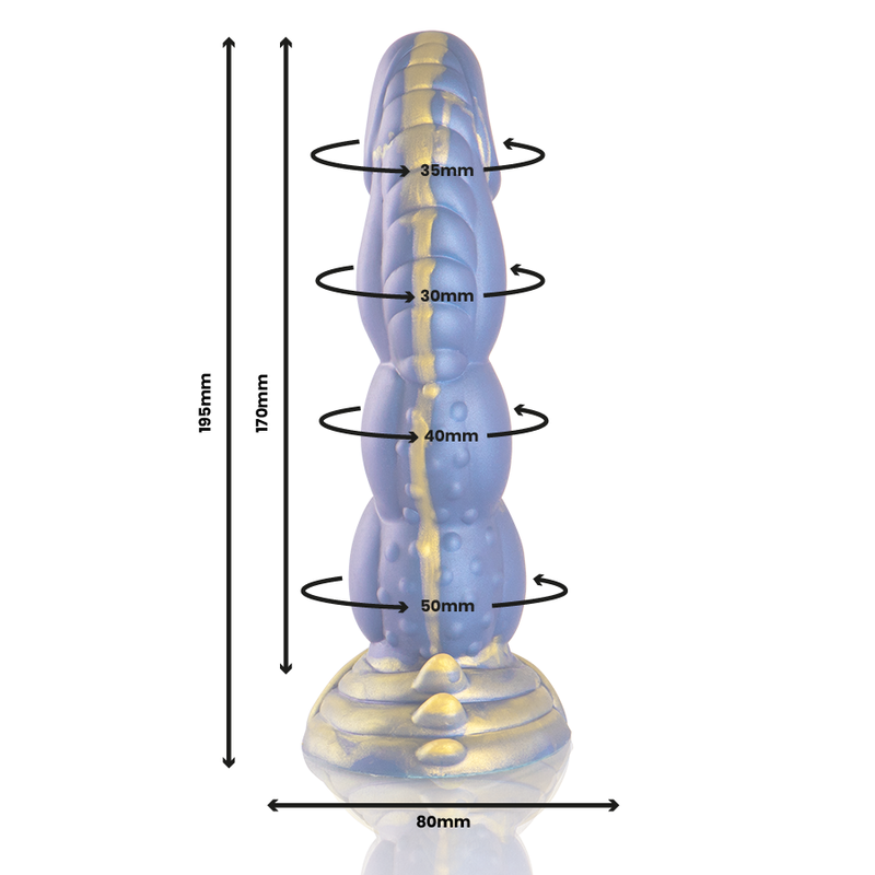 Dildo in silicone Poseidon 22,0 cm × 5,0 cm – EPIC