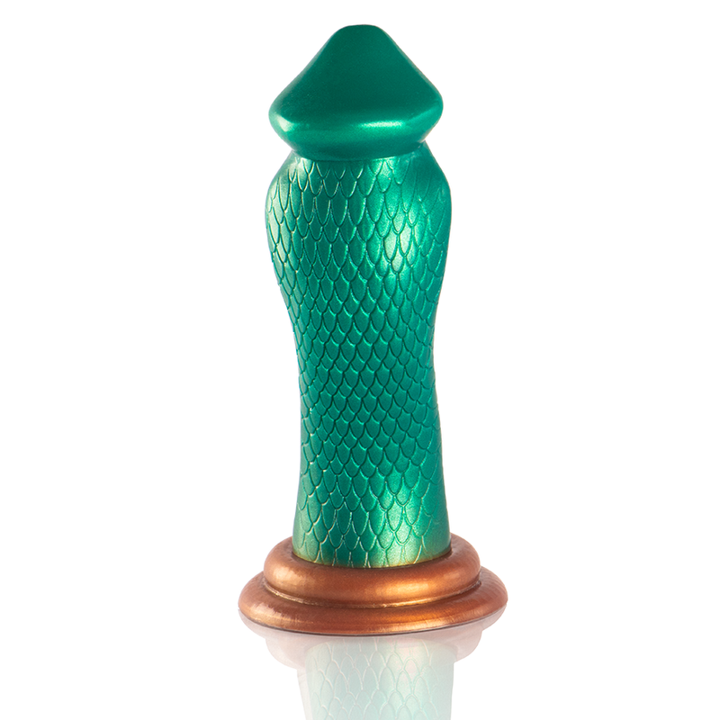 Dildo in silicone verde Cobra PYTHON 20,5 cm