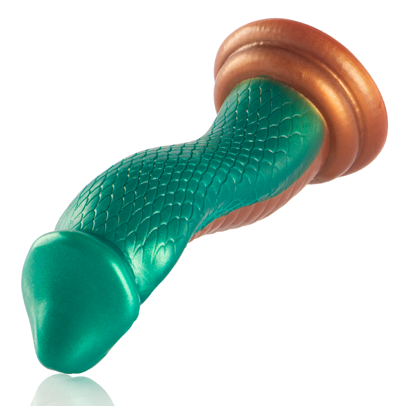Dildo in silicone verde Cobra PYTHON 20,5 cm