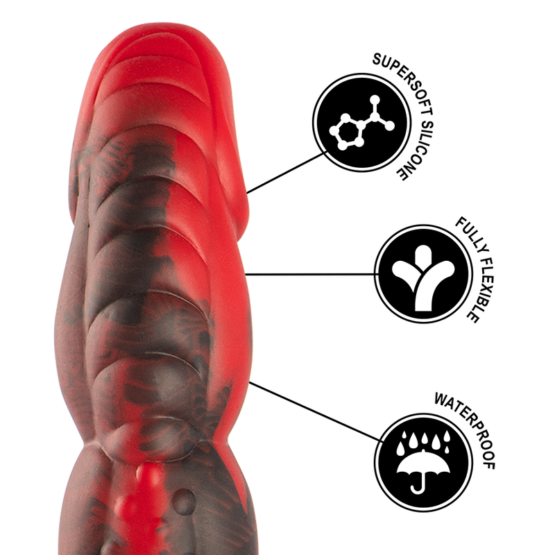 Dildo in silicone Ares – Passione combattiva | 19,5 cm x Ø 5,0 cm | EPIC CYBERSILICOCK