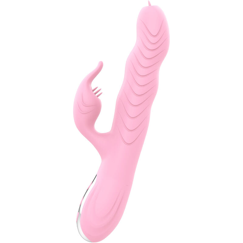 ARMONY - VIBRATORE MARCIA E DOPPIA LINGUA SPINTA EFFETTO CALORE ROSA