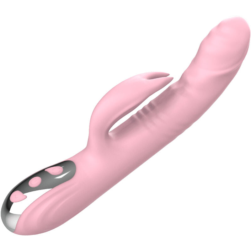 ARMONY - VIBRATORE RABBIT A DITA INTERA ROSA EFFETTO CALORE
