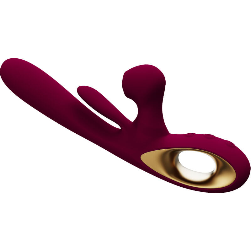 ARMONY - VIBRATORE A OSCILLAZIONE IMPACT E DOPPIO STIMOLATORE MODELLO 1 BORDEAUX