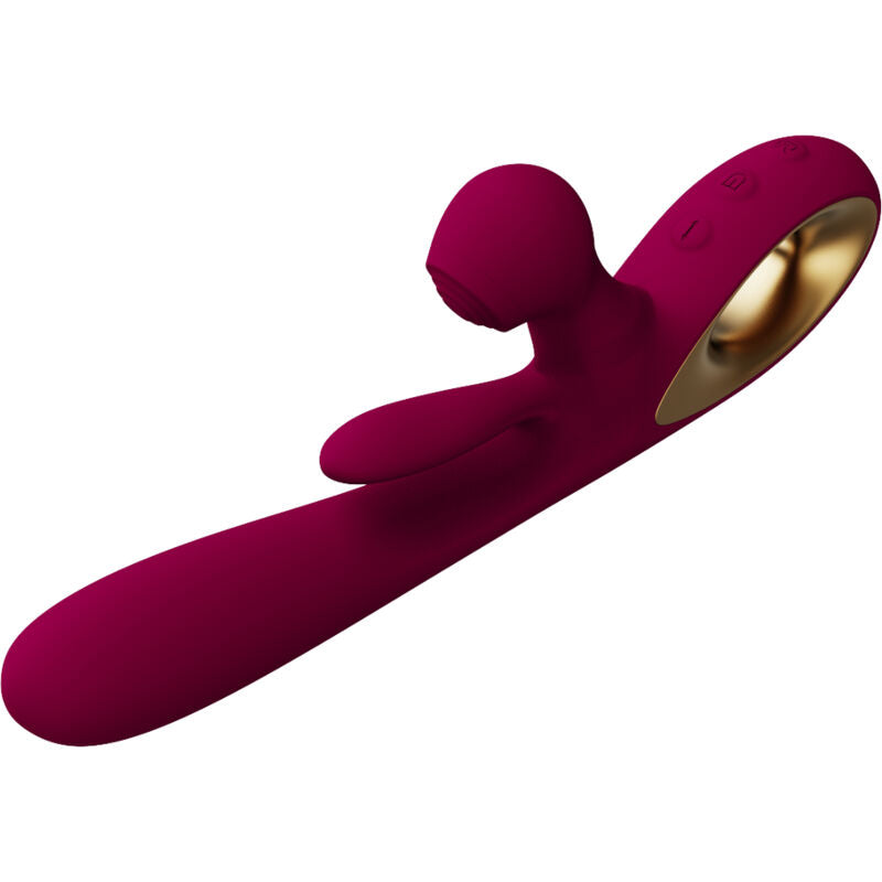 ARMONY - VIBRATORE A OSCILLAZIONE IMPACT E DOPPIO STIMOLATORE MODELLO 1 BORDEAUX