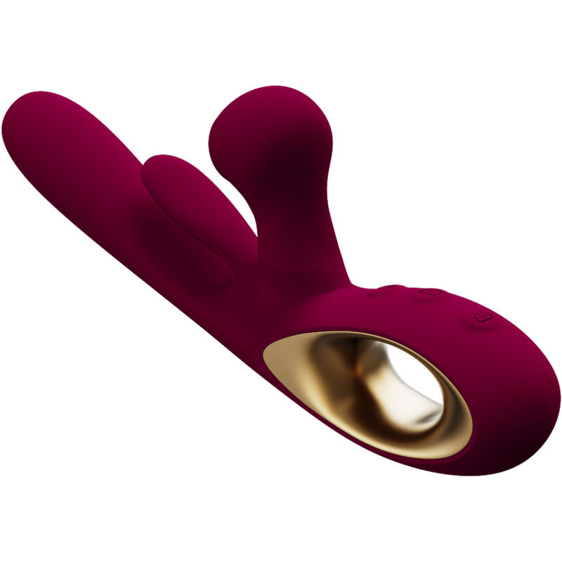 ARMONY - VIBRATORE A OSCILLAZIONE IMPACT E DOPPIO STIMOLATORE MODELLO 1 BORDEAUX