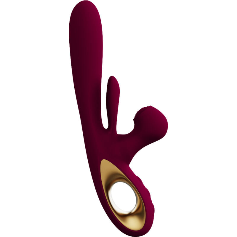 ARMONY - VIBRATORE A OSCILLAZIONE IMPACT E DOPPIO STIMOLATORE MODELLO 1 BORDEAUX