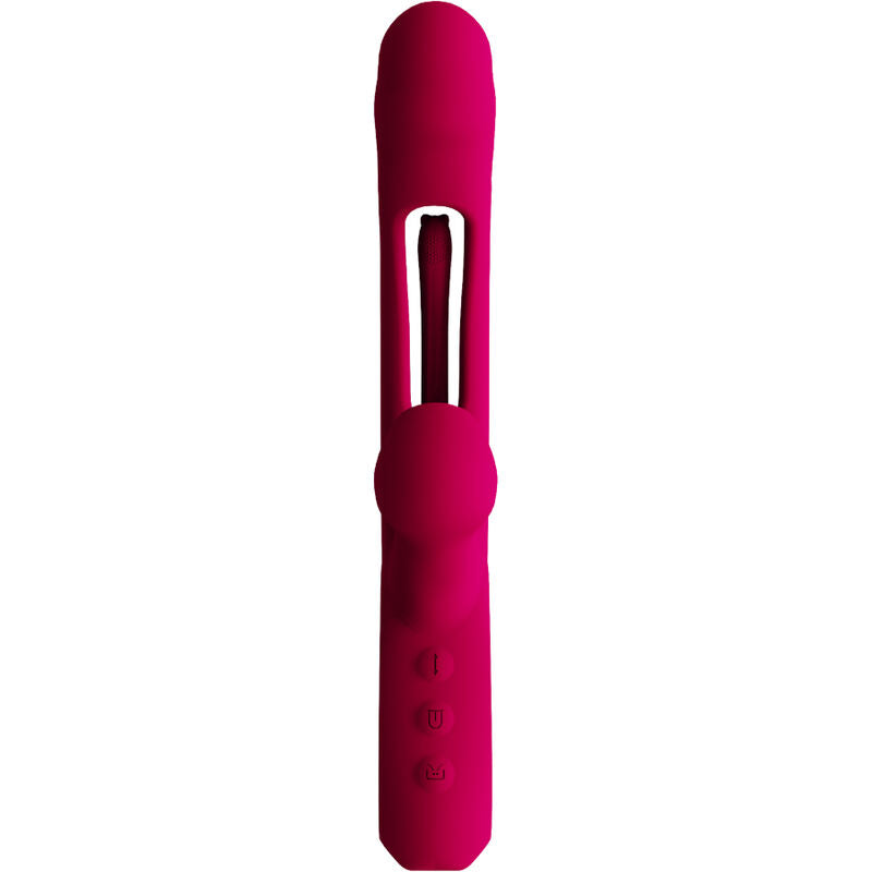 ARMONY - VIBRATORE A IMPATTO E DOPPIO STIMOLATORE MODELLO 2 BORDEAUX
