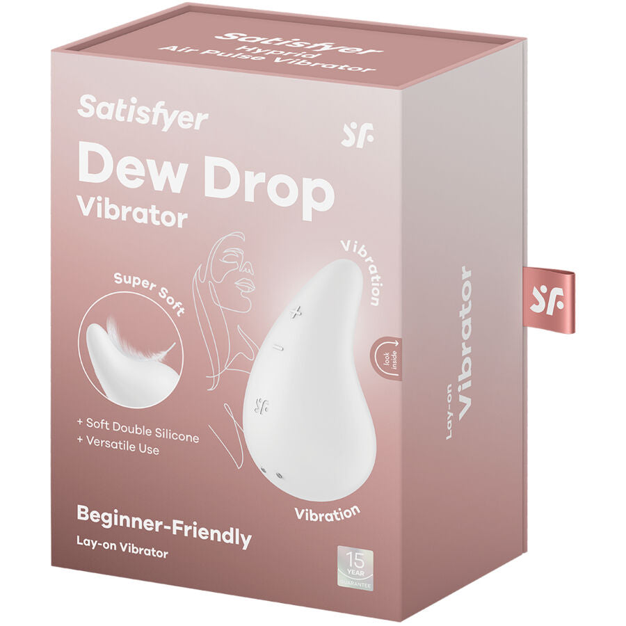SATISFYER - VIBRATORE A GOCCIA DI RUGIADA LAY-ON BLU