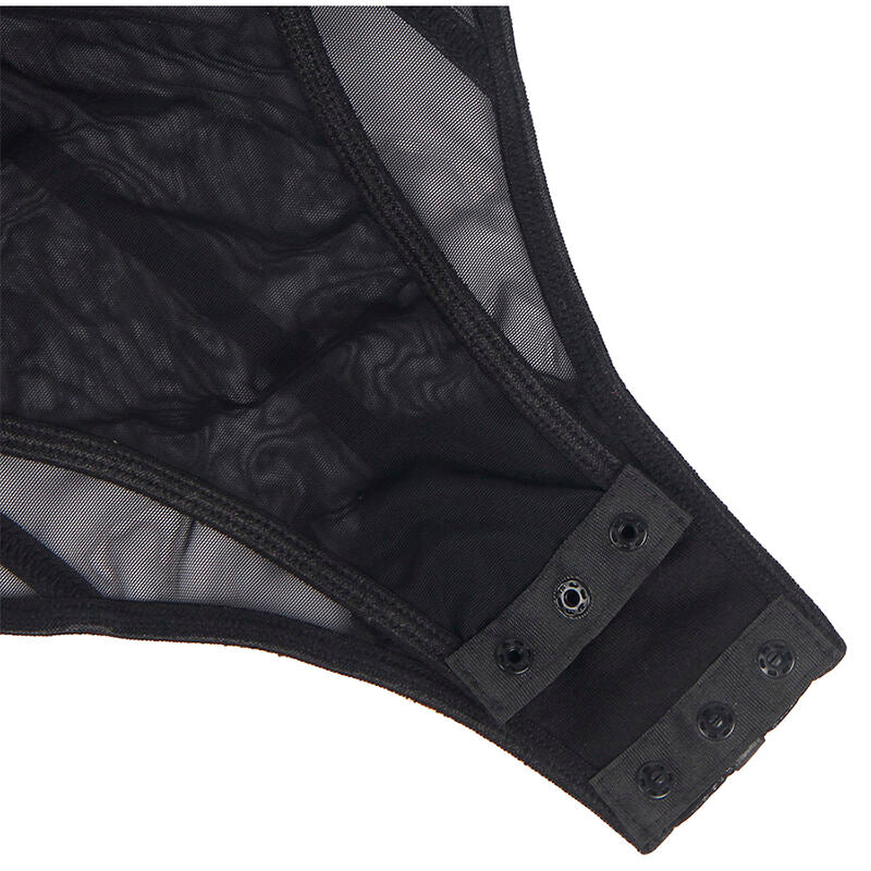 SUBBLIME - BODY CON BRETELLE A CATENA NERA L/XL