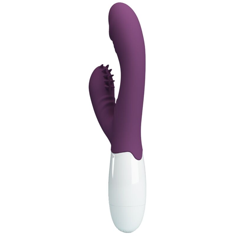 PRETTY LOVE - VIBRATORE ANDRE RABBIT E STIMOLATORE DEL PUNTO G VIOLA