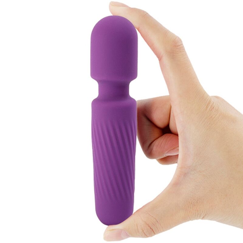 Il tuo massaggiatore magico mini-bacchetta - Ricaricabile - 10 modalità - Viola - Armony