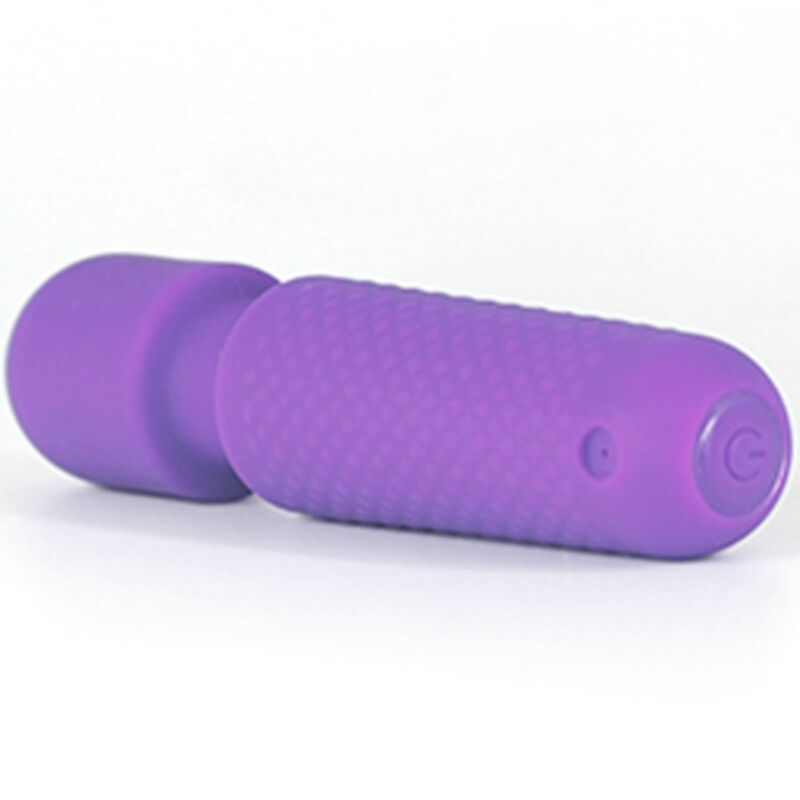 Il tuo mini massaggiatore Magic Wand Dots – Ricaricabile – 10 modalità – Viola – Armony