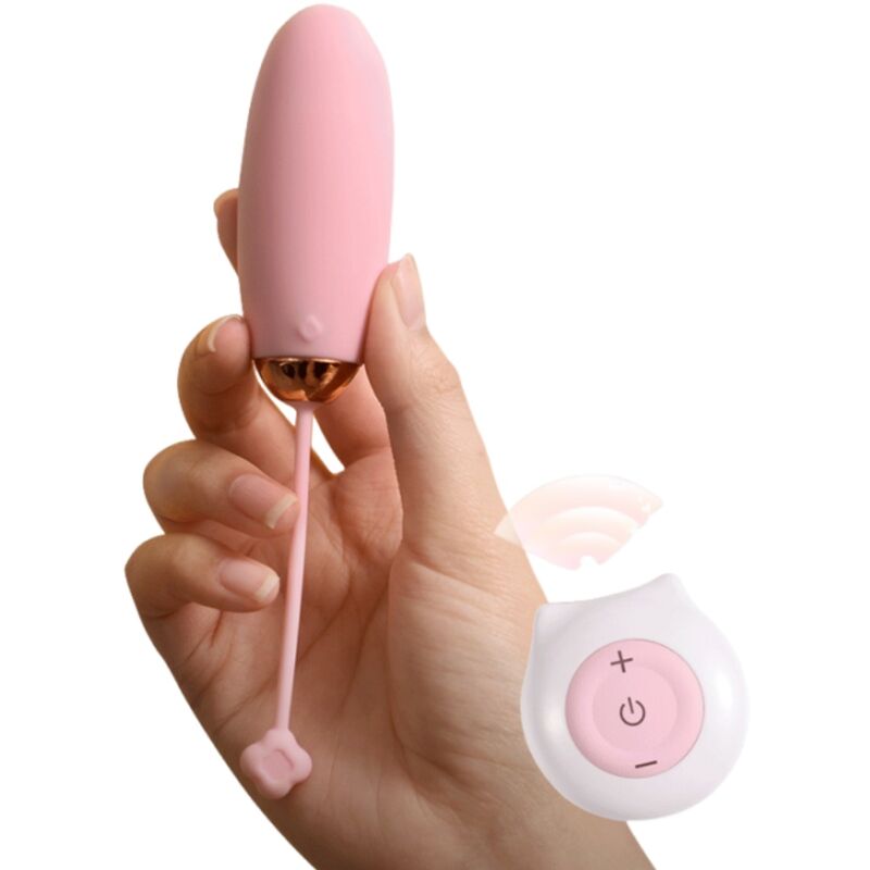 ARMONY - KITTY FUN EGG VIBRATORE TELECOMANDO 10 VIBRAZIONI ROSA