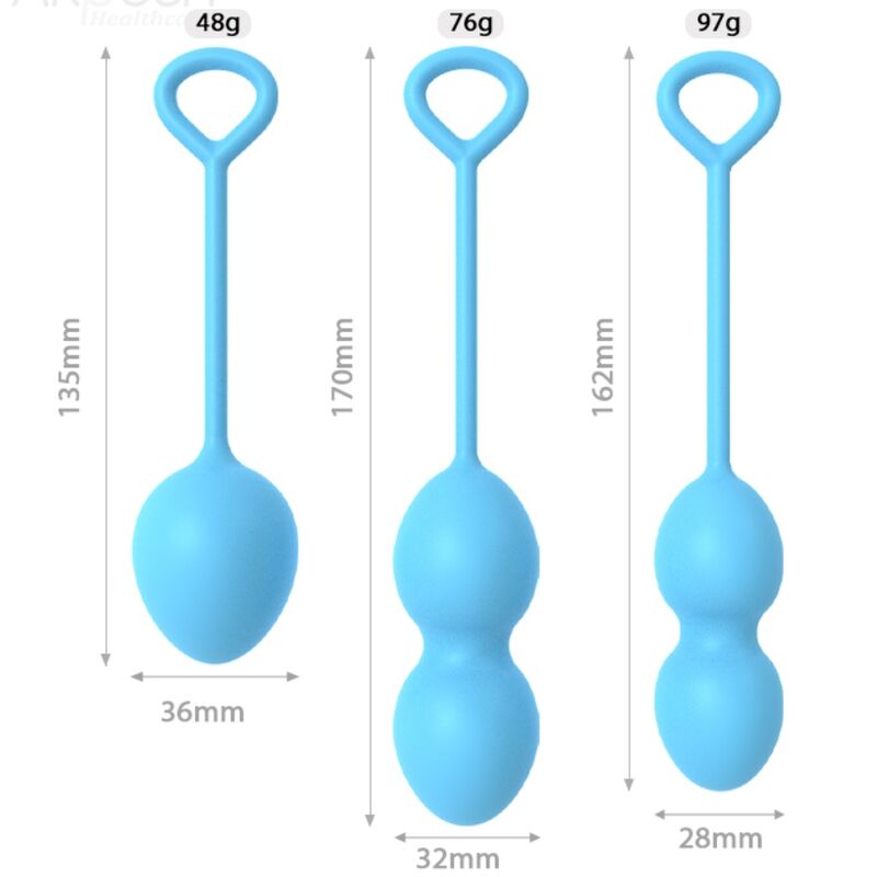 ARMONY - MANUBRIO VAGINALE ANABIOSIS 3 LIVELLI BLU