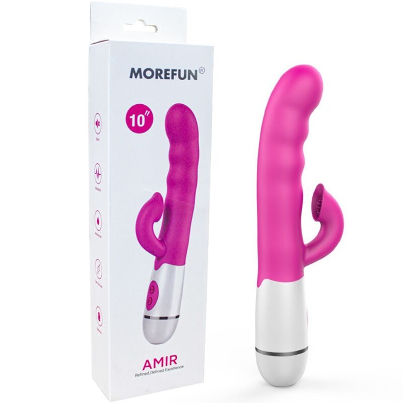 Vibratore multifunzione Armony Amir con lingua stimolante | 16 velocità | Rosa