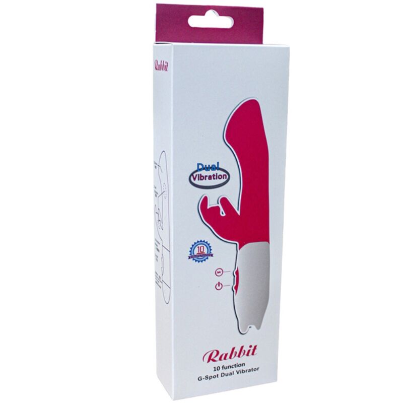 ARMONY - VIBRATORE E STIMOLATORE CONIGLIO PUNTO G 10 VELOCITÀ ROSA
